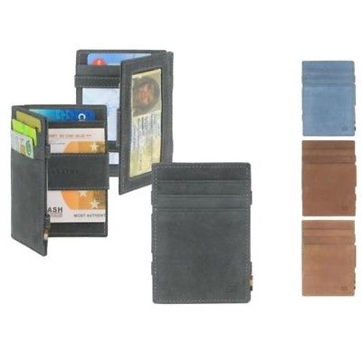 GARZINI-Cards-Exchange-Leather-Essential-ID-Magic-Cards-Bills-Wallet-Slim-NEW
